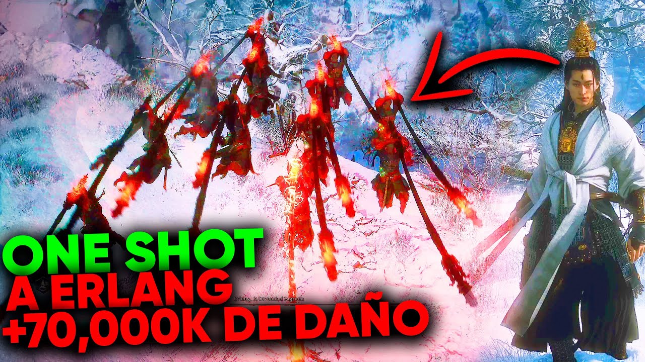DERROTA A ERLANG DE UN SOLO GOLPE EN LOS NUEVOS DESAFIOS (DIFICULTAD GRAN SABIO) BLACK MYTH WUKONG