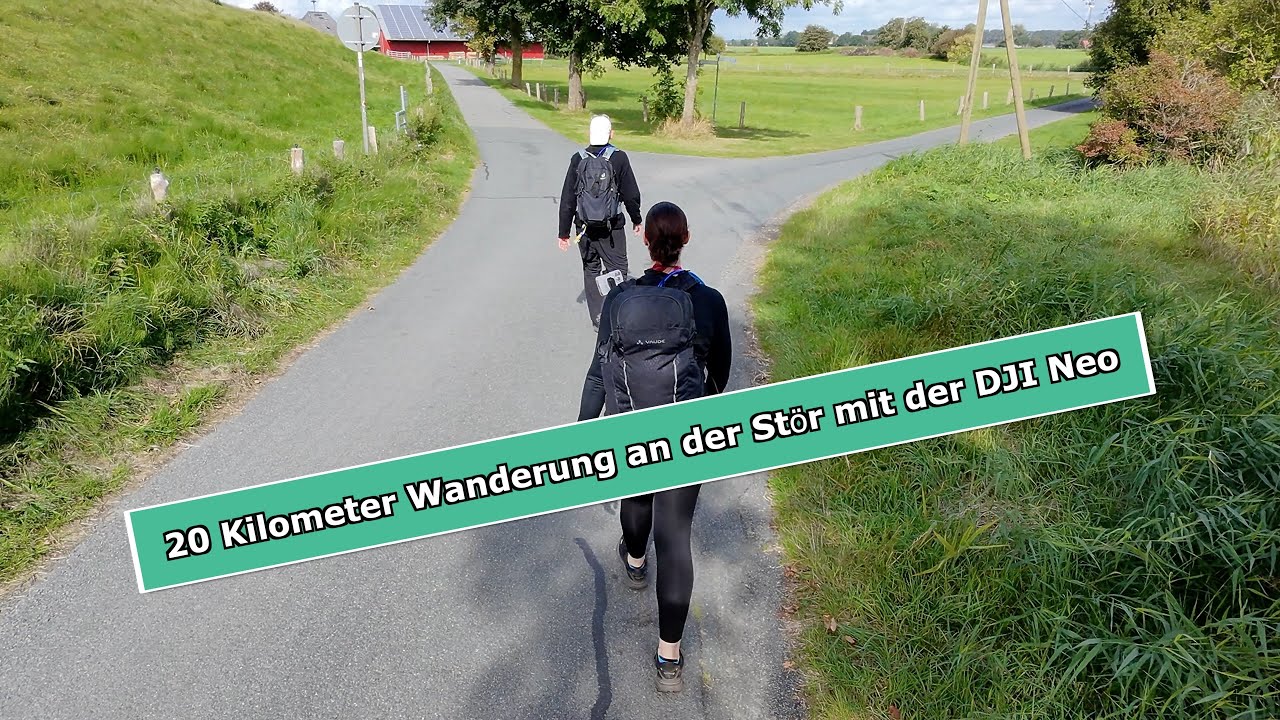 20 Kilometer Wanderung an der Stör mit der DJI Neo
