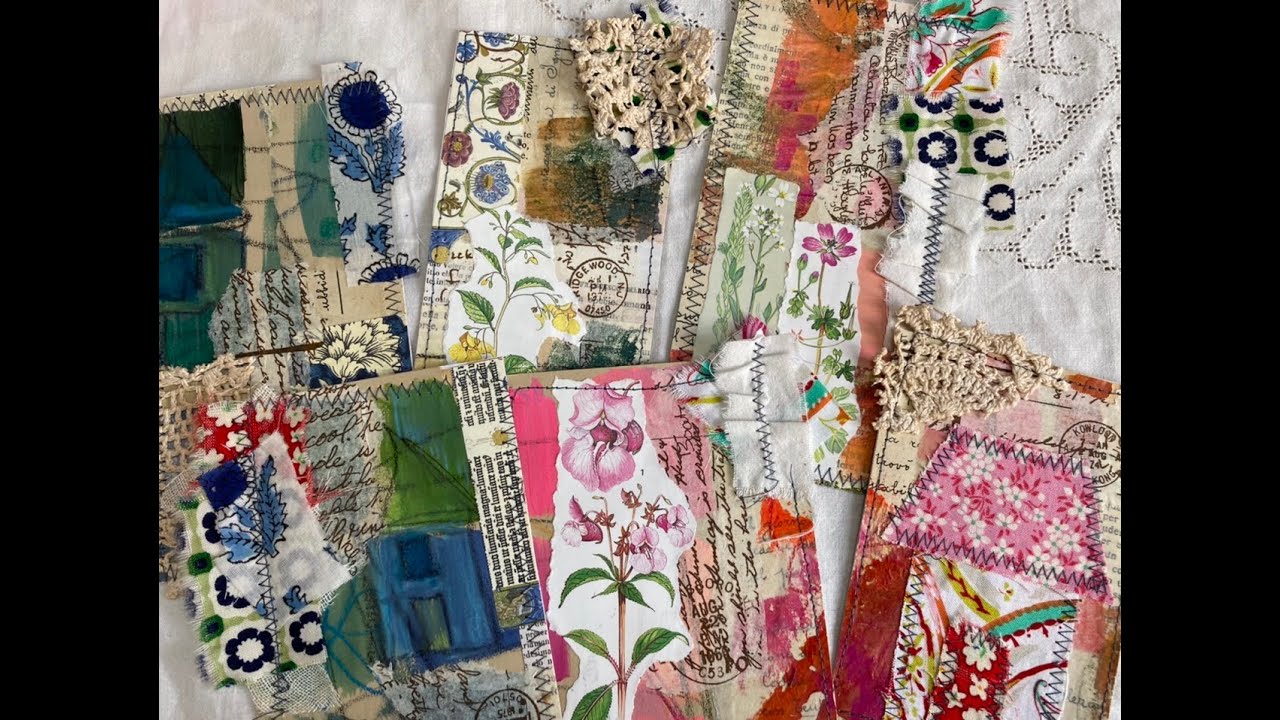#The100DayProject | Day 83 : Painted mixed media tags | Inspired by : The Rebookery