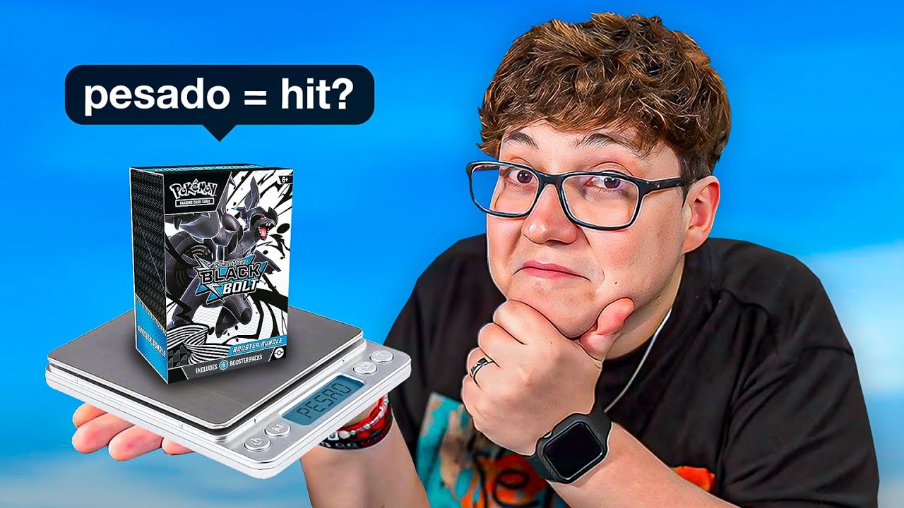 Usé una BALANZA para abrir SOBRES de POKEMON