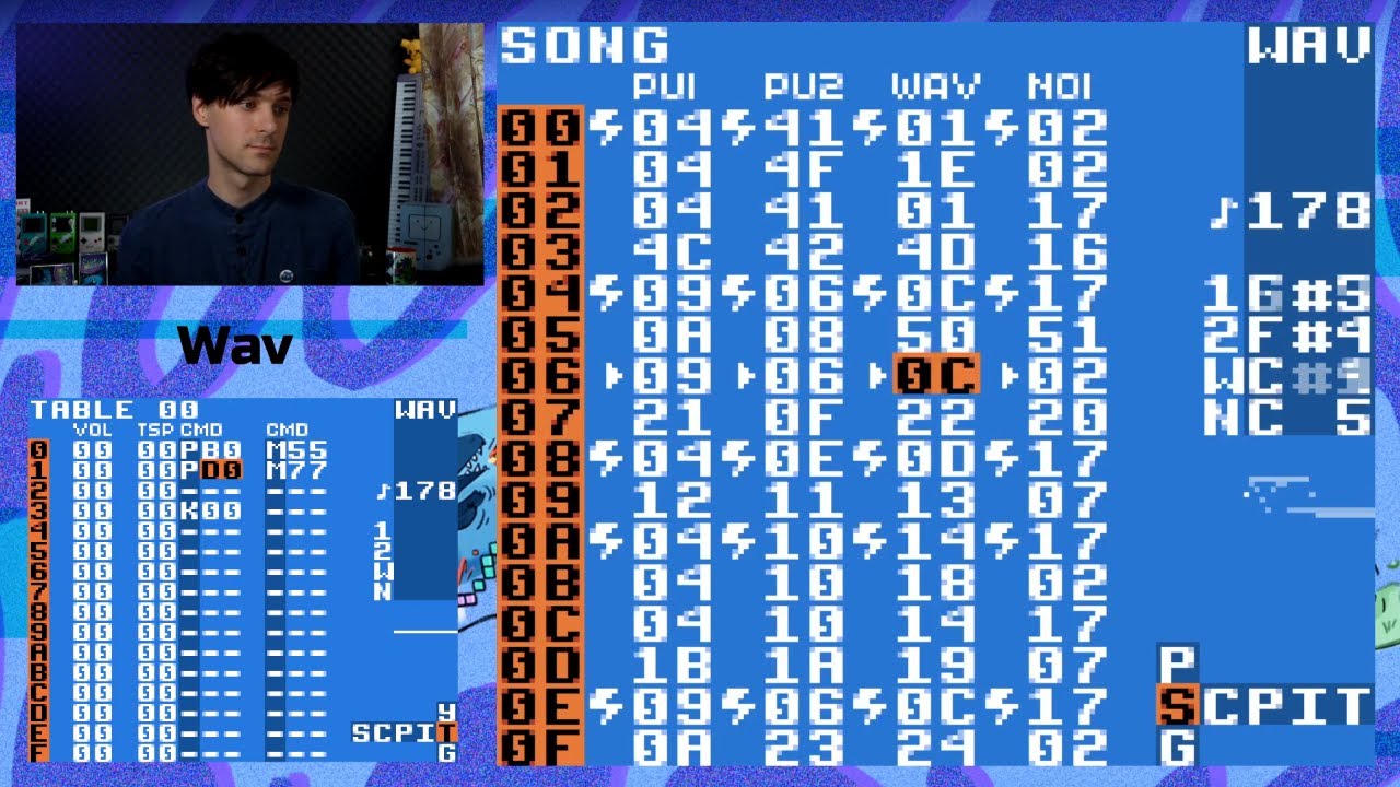 Инструменты LSDJ: Kick drum на всех каналах.