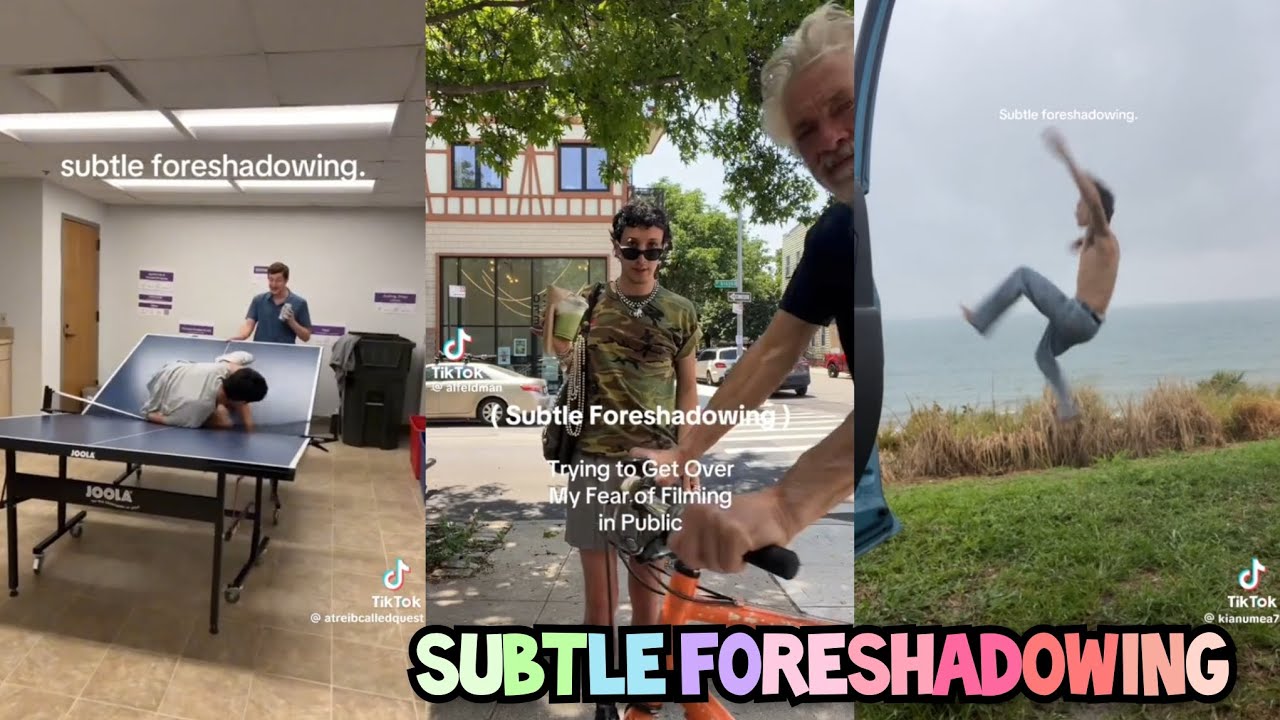 Subtle Foreshadowing 👥 TikTok trend compilation 🎵