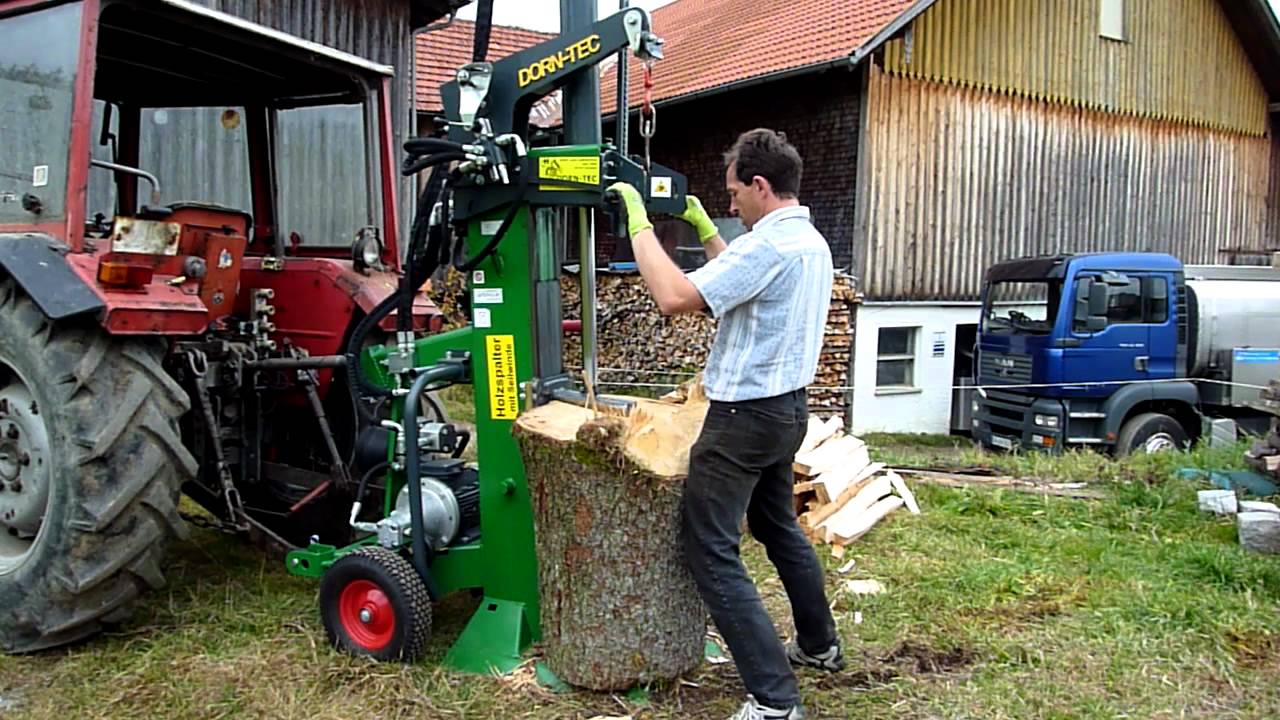 DORN-TEC Holzspalter mit Seilwinde