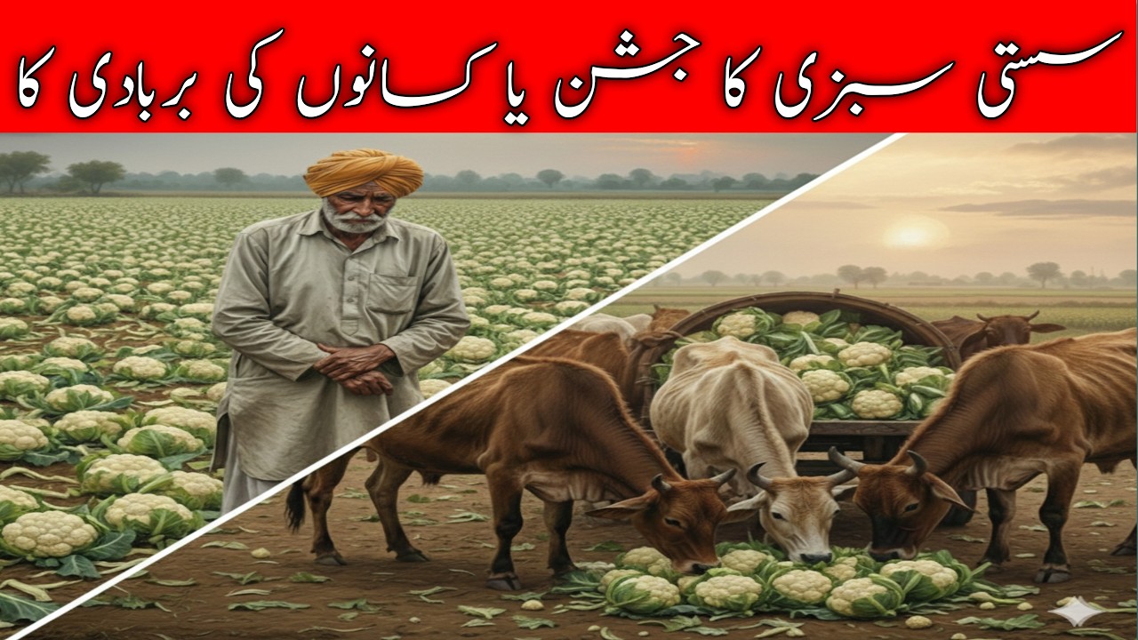 Aloo k bad ghobi. Sasti Sabzi ka Jashn ya Kisan ki Barbadi? 
