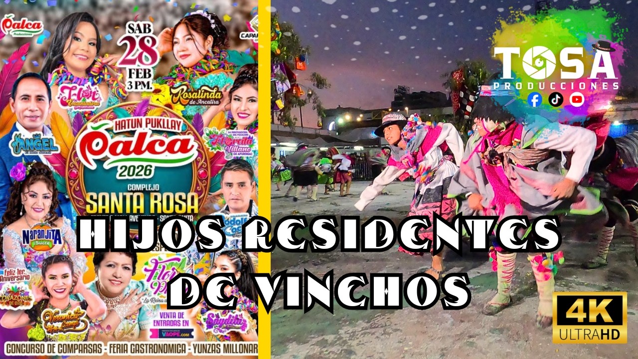 N. G. Hijos Residentes de Vinchos | Concurso de Comparsas Hatun Pukllay Palca 2026