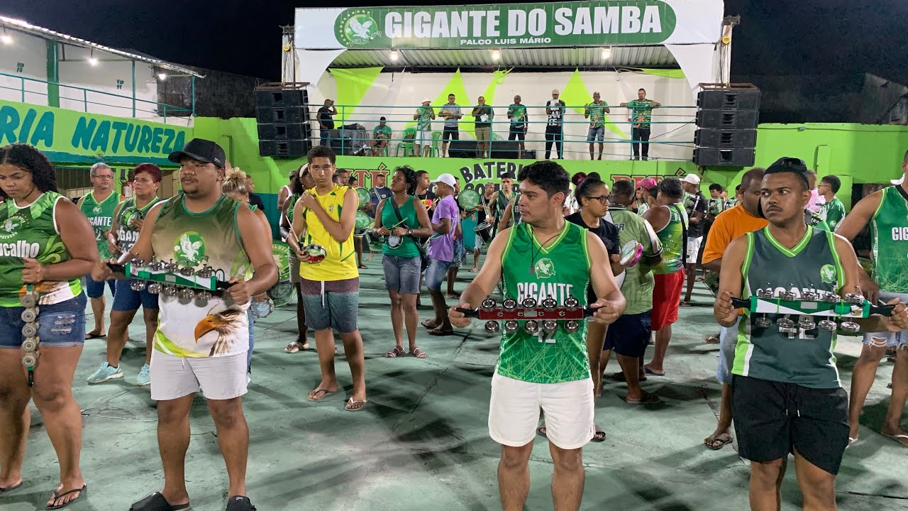 GRCA GIGANTE DO SAMBA - ENSAIO BATERIA ROLO COMPRESSOR RUMO AO CARNAVAL 2025