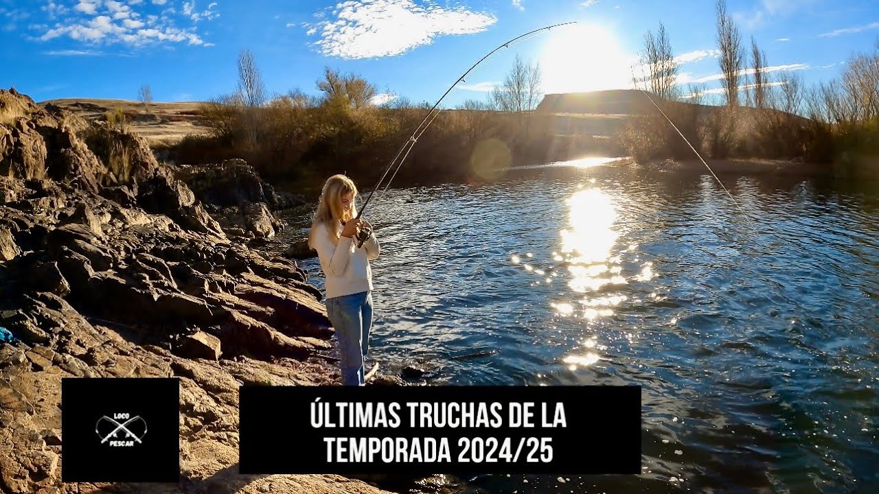 Última pesca de truchas de la temporada 24/25 - Y encontramos guarida de puma
