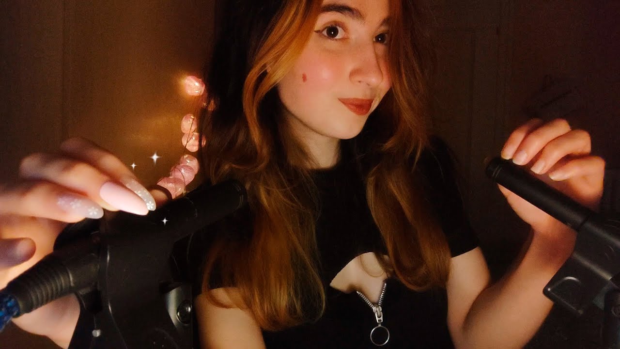 ASMR 🍮Voz DULCE y SUAVE (tapping, scratching, Eco, mouth sounds...)
