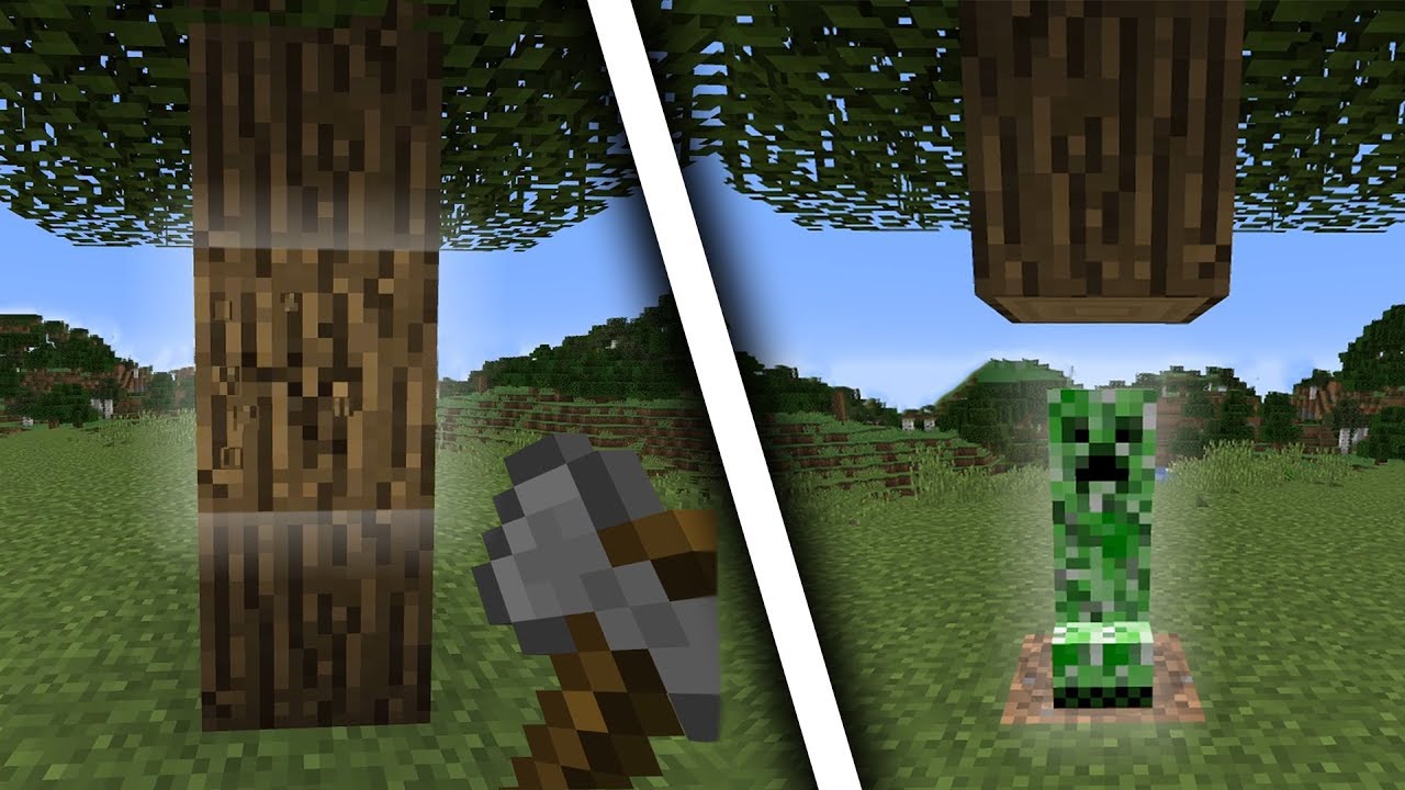 Minecraft, But Mining Blocks Spawns Mobs