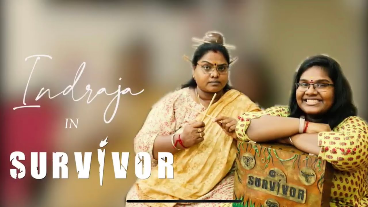 Indraja Sankar Survivor #survivor #zeetamil #indrajashankar