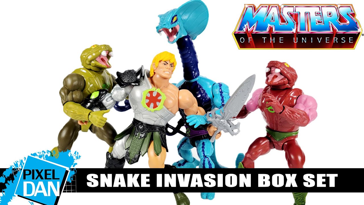 Are These Repaints Worth It? MOTU Origins Snake Invasion 4-Pack!
