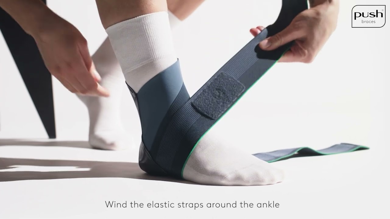 Push med Ankle Brace Aequi Flex: How To Apply
