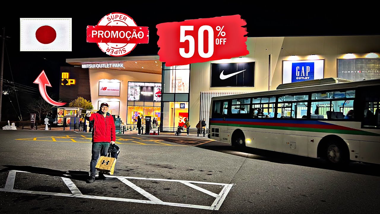 FUI NO LUGAR MAIS BARATO DO JAPÃO PARA FAZER COMPRAS ( MITSUI OUTLET PARK )