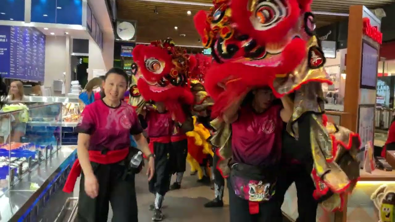 4️⃣K. Spectacular, Grand Lunar NCY 2026 Lion Dance Dragon Style. Kung Fu Show in East Village Sydney