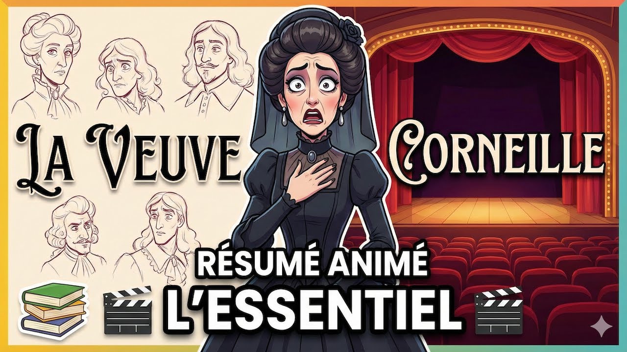 La Veuve - Corneille | Résumé animé pour comprendre l’essentiel 📚🎬