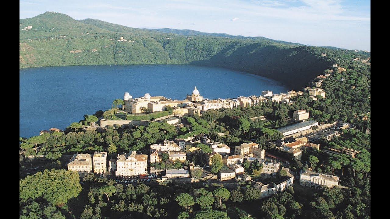 Lake Albano or Lake of Castel Gandolfo (Volcanic Lake near Rome)