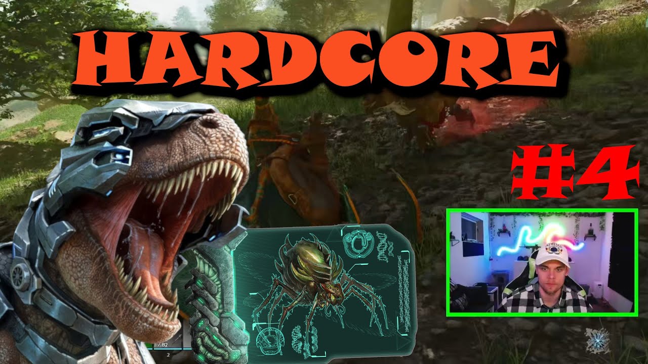 Ark Hardcore #4 / Fast Gestorben!? Alpha Raptor legen und Adler! / Ark Survival Ascended / Phaxy