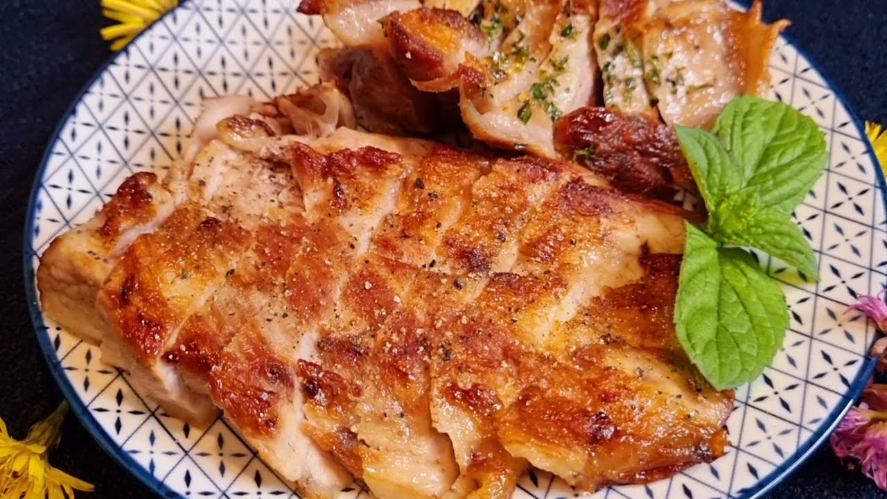 超簡單，易學#香煎椒鹽松阪豬 Pan-fried Salt and Pepper Matsusaka Pork EP61_20210822