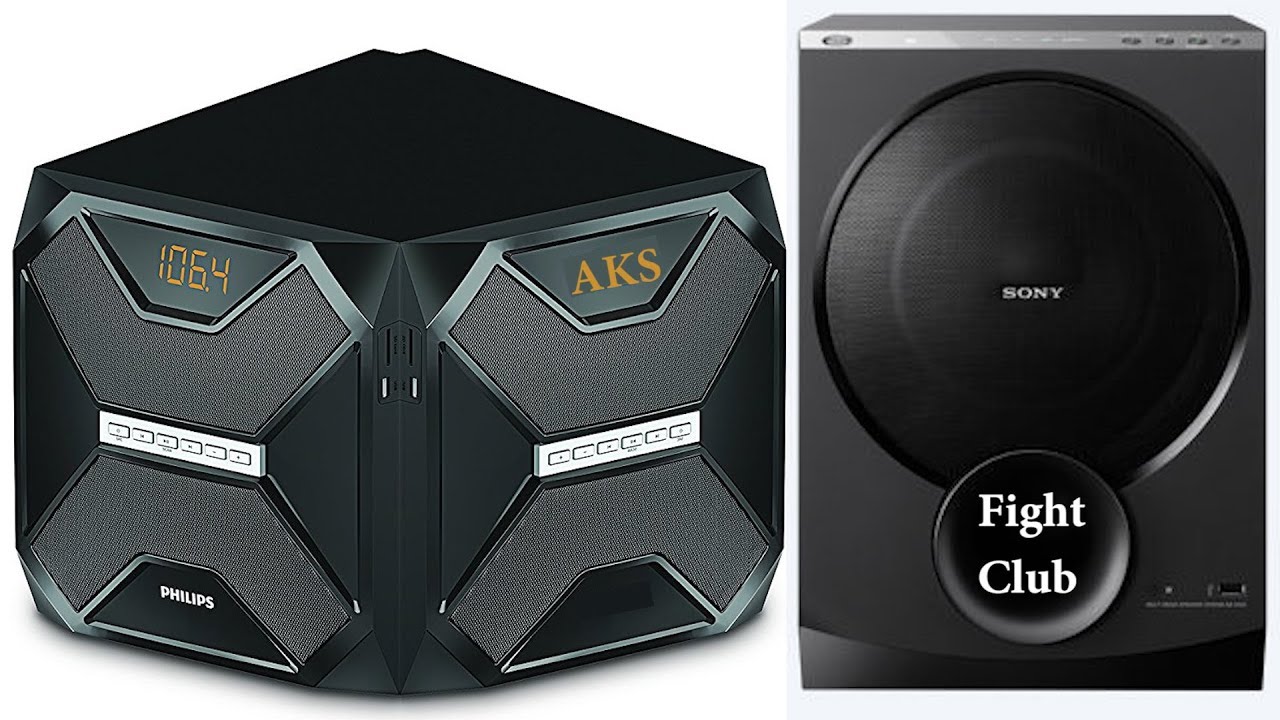 Sony D100 4.1 vs Philips spa5250b 5.1 Home Theatre Fight Club by AKS