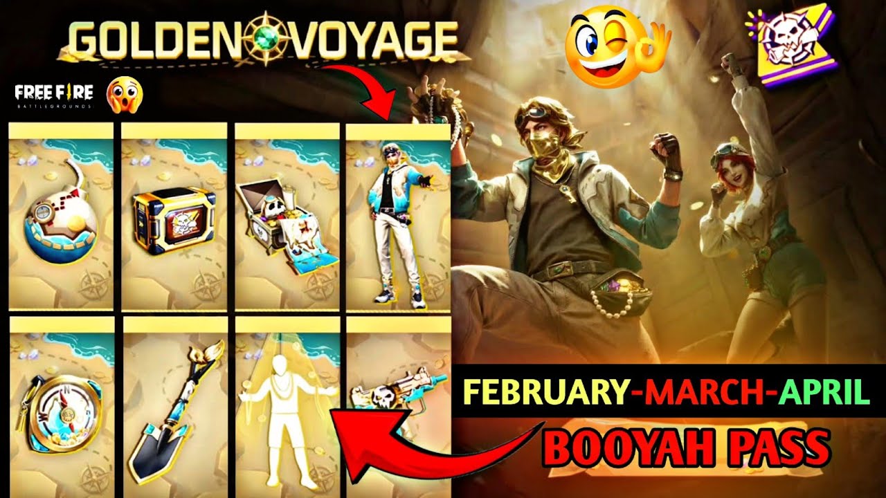 February,March, April Booyah Pass 😍||Next Month Booyah Pass||FreeFire Max 🔥