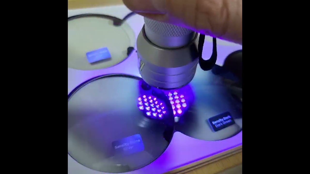 Lentile Heliomate Hoya Sensity și Rhein Transition (Albastru și Mov)