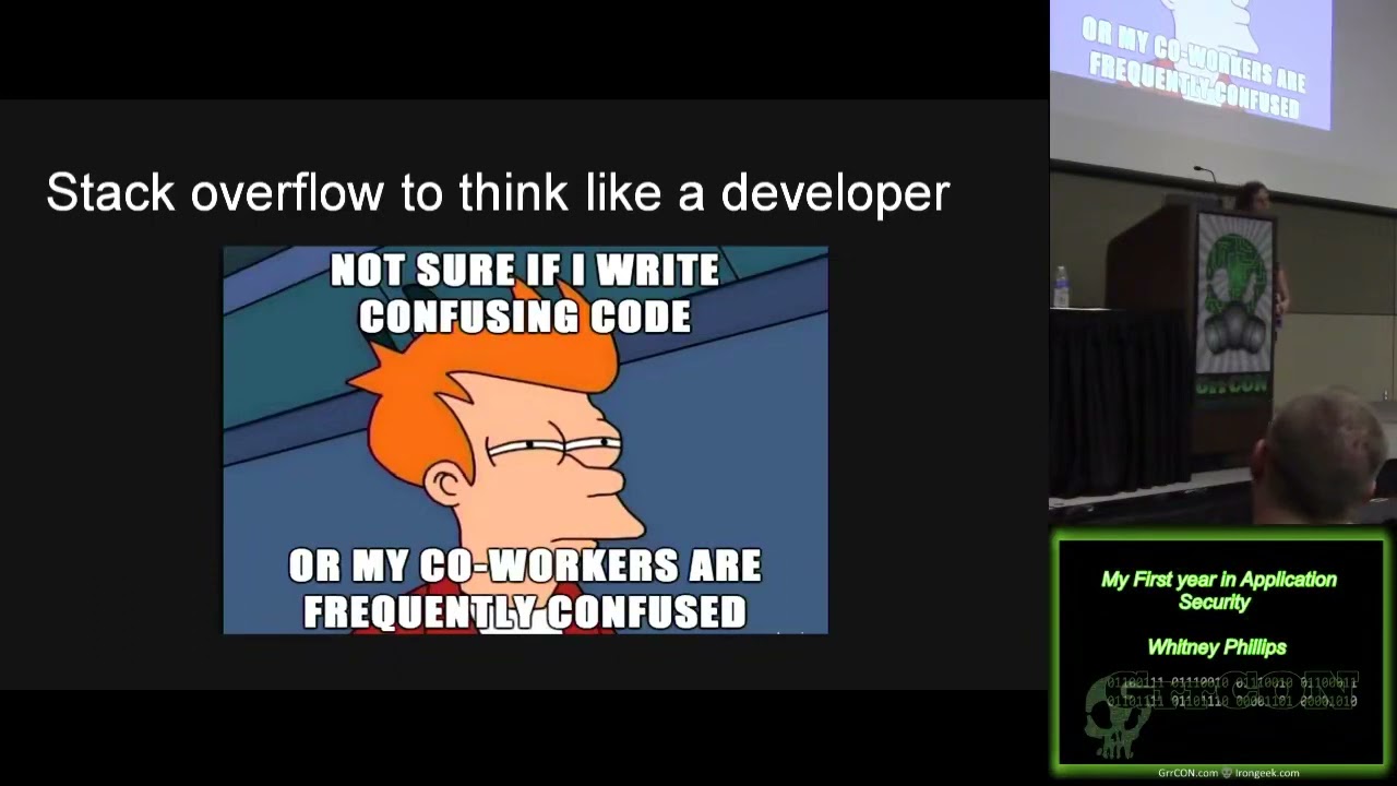 My First year in Application Security Whitney Phillips