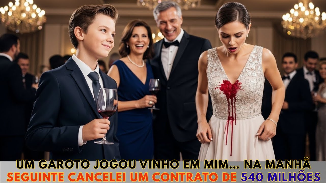 Um Garoto Jogou Vinho em Mim… Na Manhã Seguinte Cancelei um Contrato de 540 Milhões