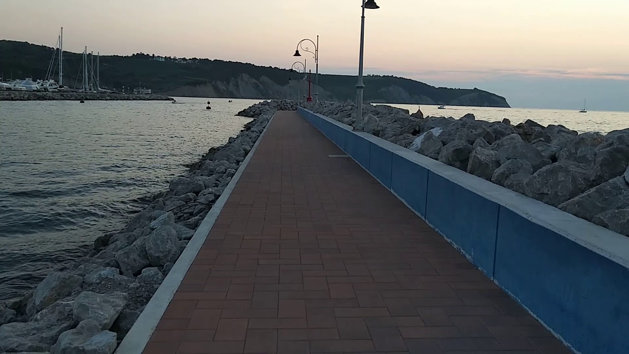An evening view of Izola and Simonov zaliv