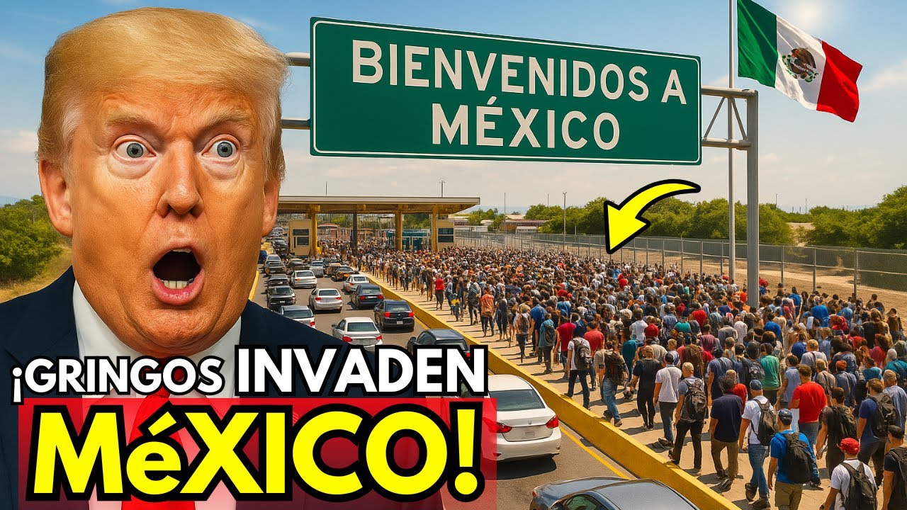 ¡INSÓLITO! 😱 Caravana de GRINGOS CRUZA a MÉXICO para COMPRAR ¡SIN VISA NI PERMISO! 🇲🇽🔥