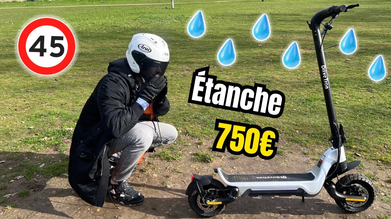 Une trottinette électrique BRIDABLE PENDANT QUE TU ROULES !! GTXR S9 Plus