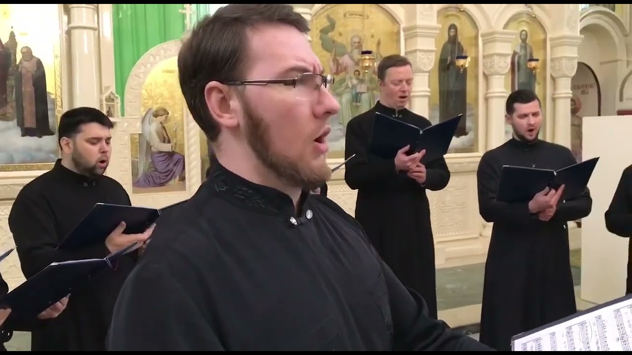 «Ныне отпущаеши»   муз  Д  Христова; солист   протодиакон Илья Маркив