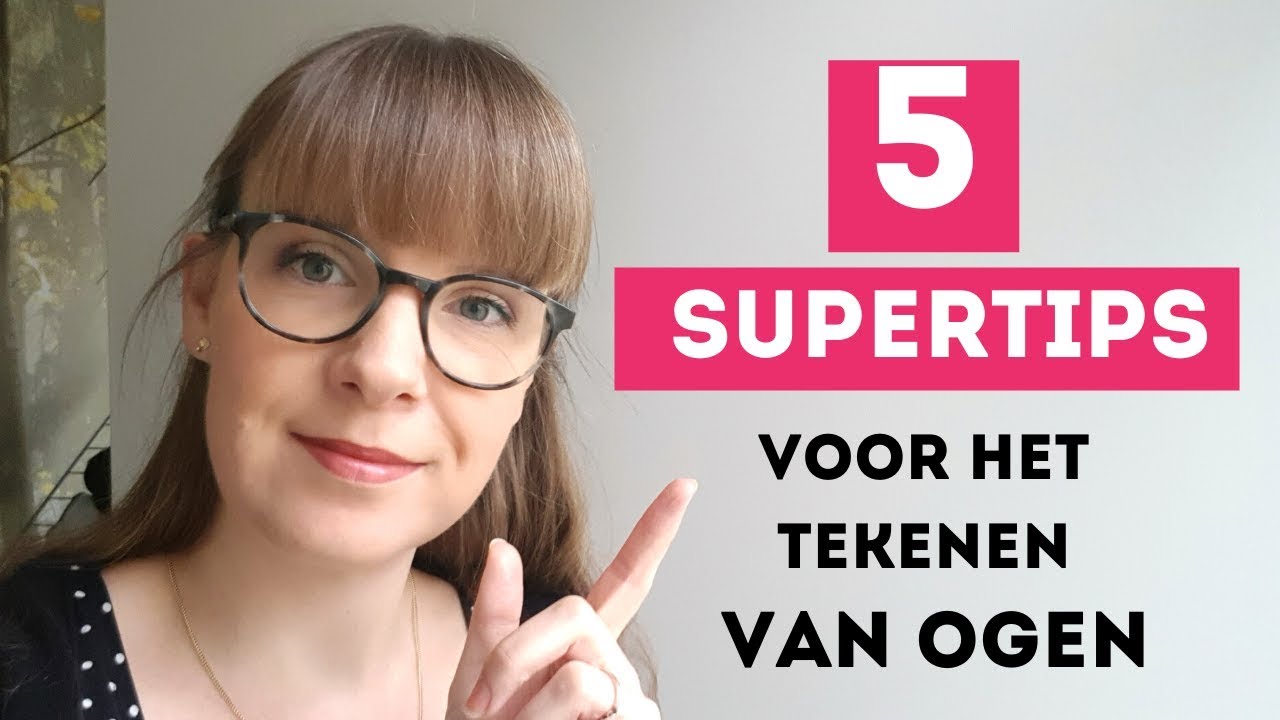 HOE TEKEN JE EEN OOG: 5 SUPERTIPS | LEREN TEKENEN voor beginners