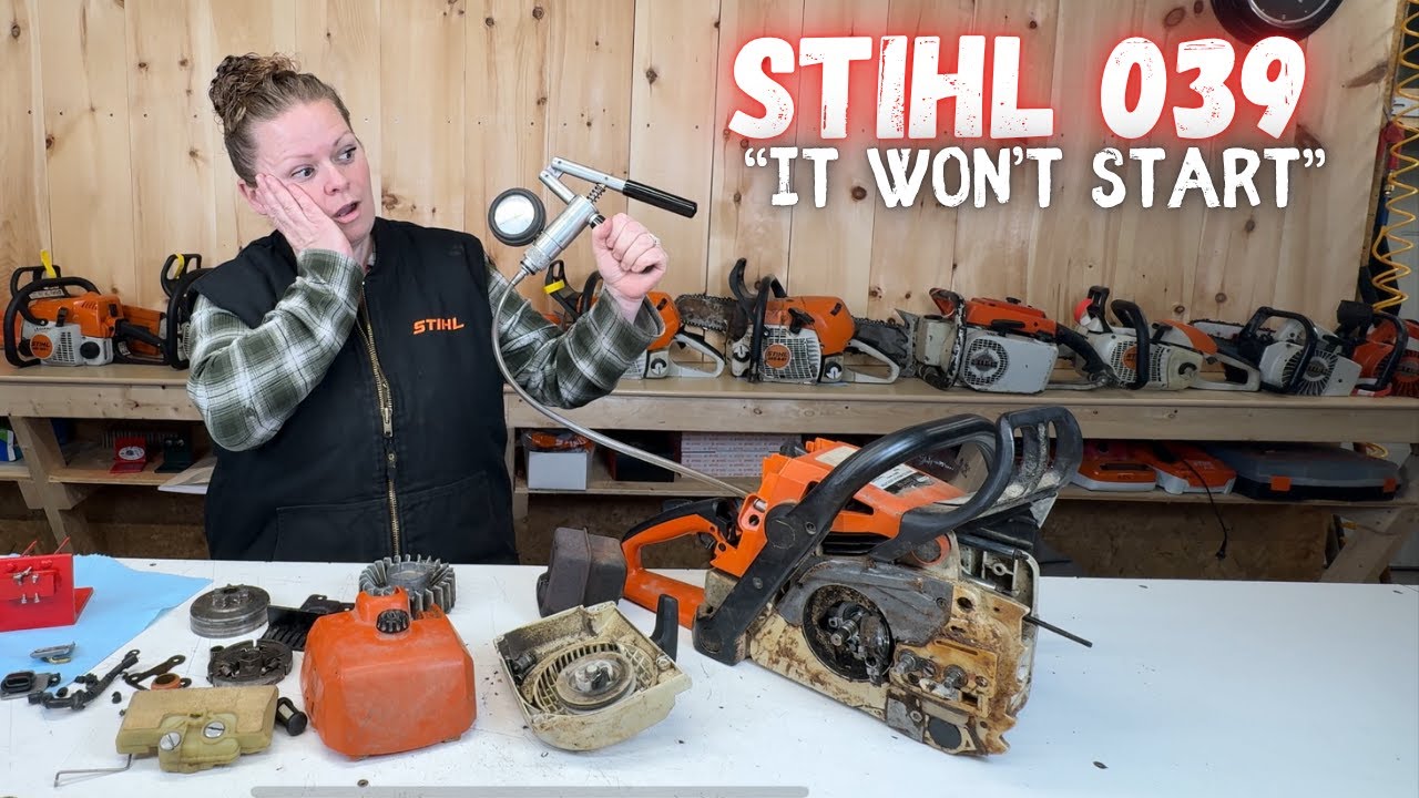 Годы без движения: диагностика бензопилы Stihl 039