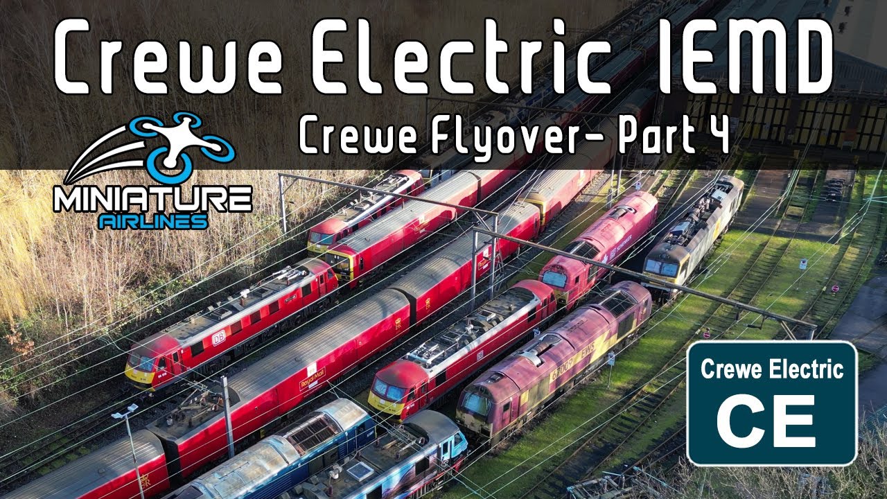 Crewe Electric IEMD - Crewe Aerial Flyover Part 4 of 5
