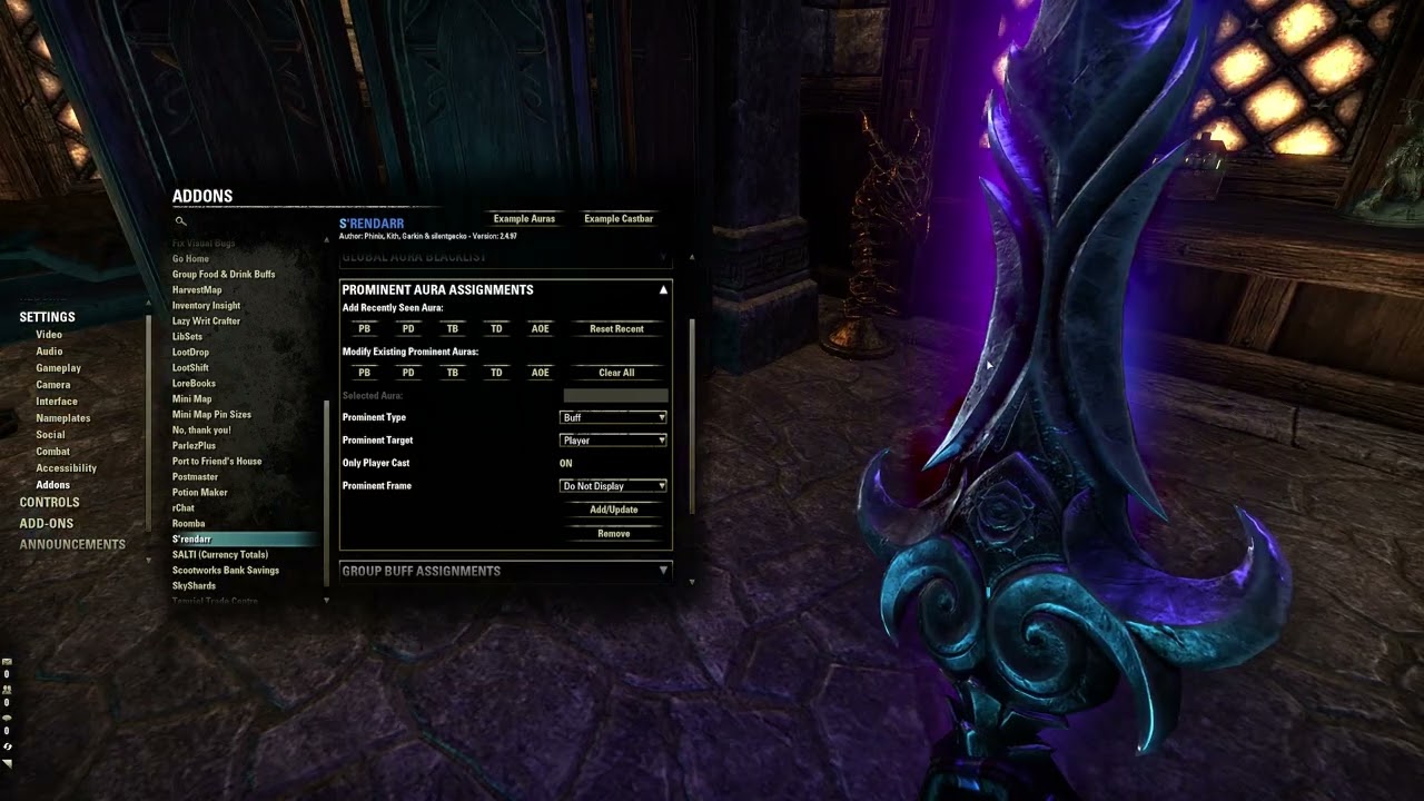Srendarr - How To Setup Prominent Auras