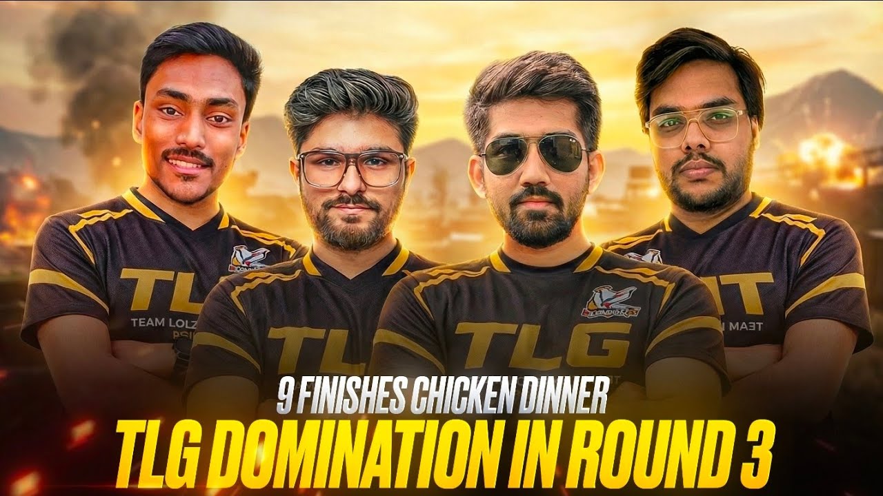 9 KILL'S☠️🤫 CHICKEN DINNER ☠️ IN BGIS ROUND 3 WITH @LoLzZz Gaming AND TLG BOYS #TLGxT2GAMING🤫❤️