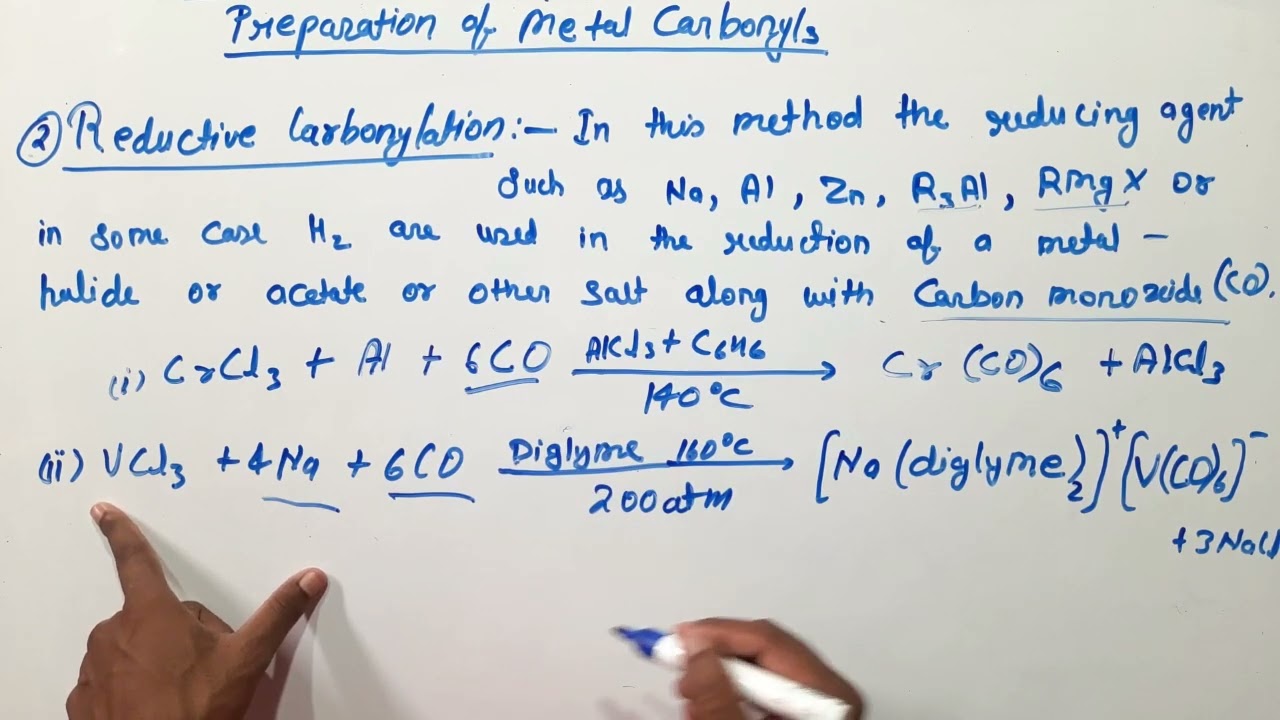 Preparation of metal carbonyls