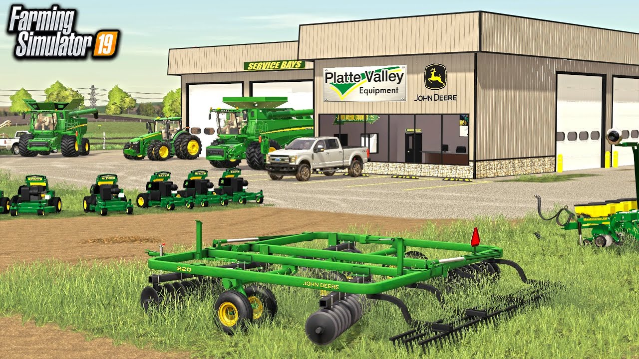 SPENDING $450,000 AT THE LOCAL JOHN DEERE DEALERSHIP (ROLEPLAY) | FARMING SIMULATOR 2019
