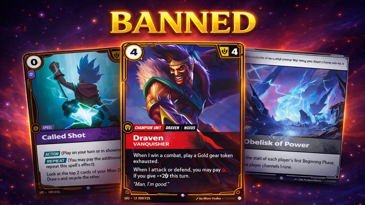 RIOT Just Banned 7 Cards In Riftbound! This Changes EVERYTHING