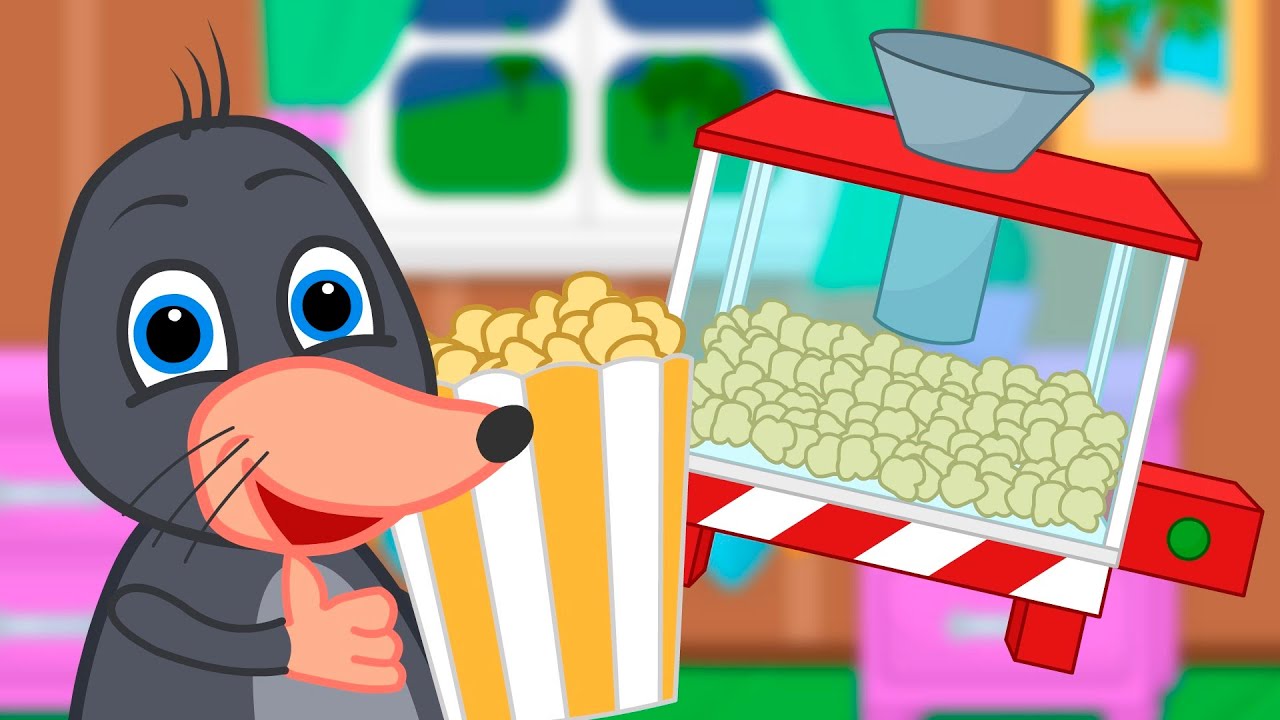 Benny Mole and Friends - Create Your Own Popcorn Flavor Cartoon for Kids