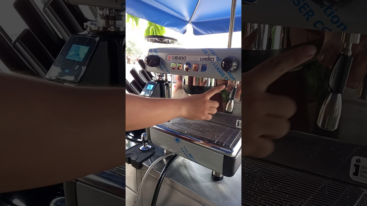 hướng dẫn sử dụng máy pha cafe Casadio 1 gruop☕ part 1