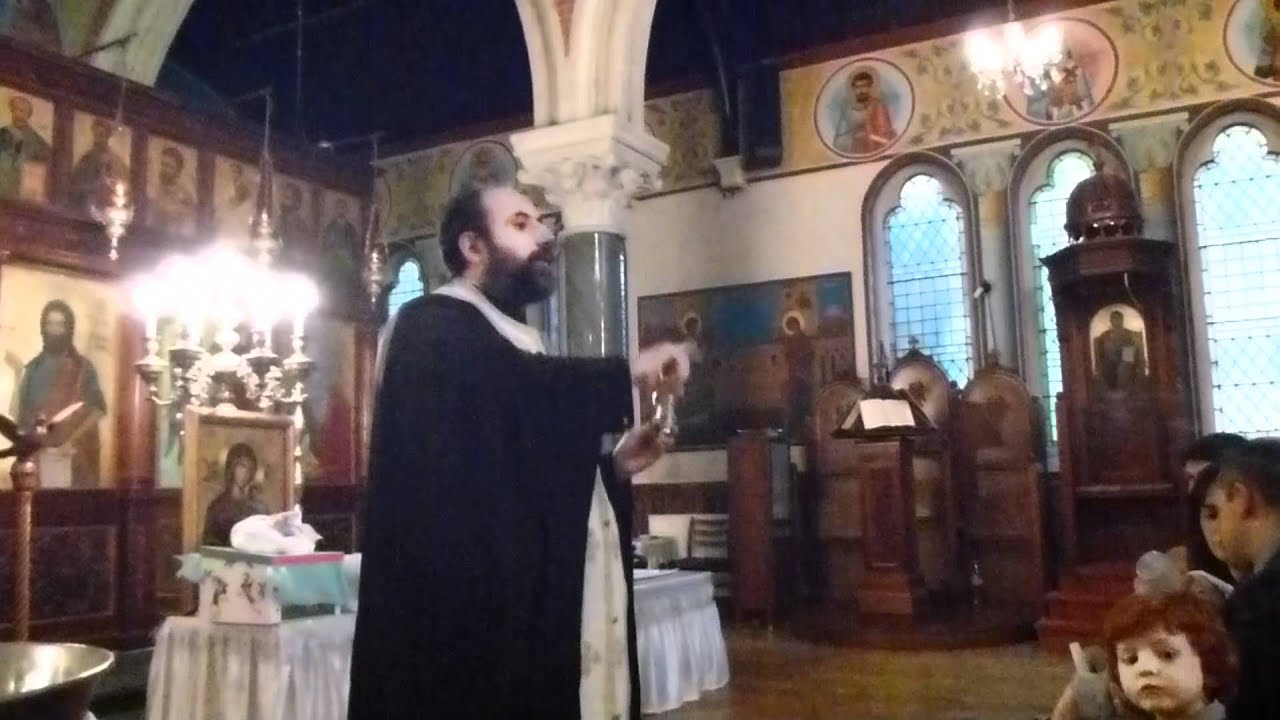 CHRISTIAN ORTHODOX BAPTISM EXPLAINED IN ENGLISH