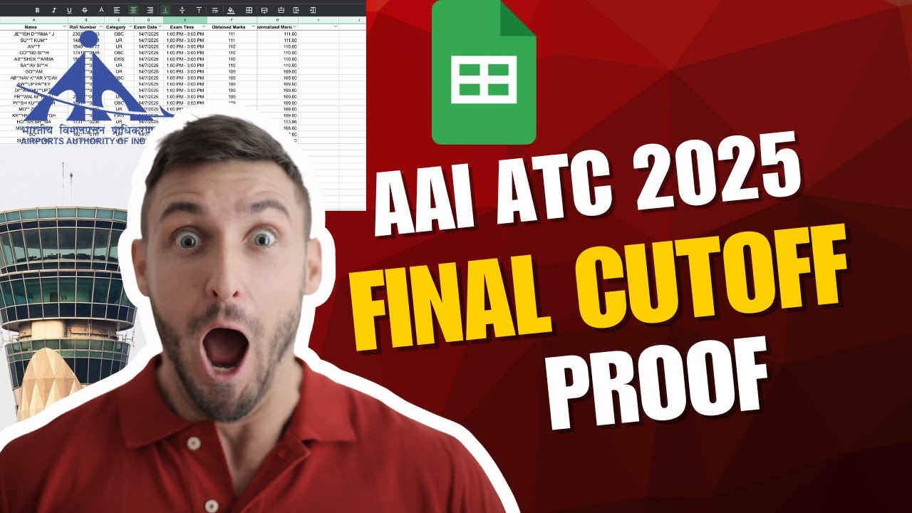 ❗❗AAI ATC Final Cut Off 2025🔥🔥 | AAI ATC 2025 Cut Off Expected | AAI ATC Cut Off Analysis| Mohit Sir