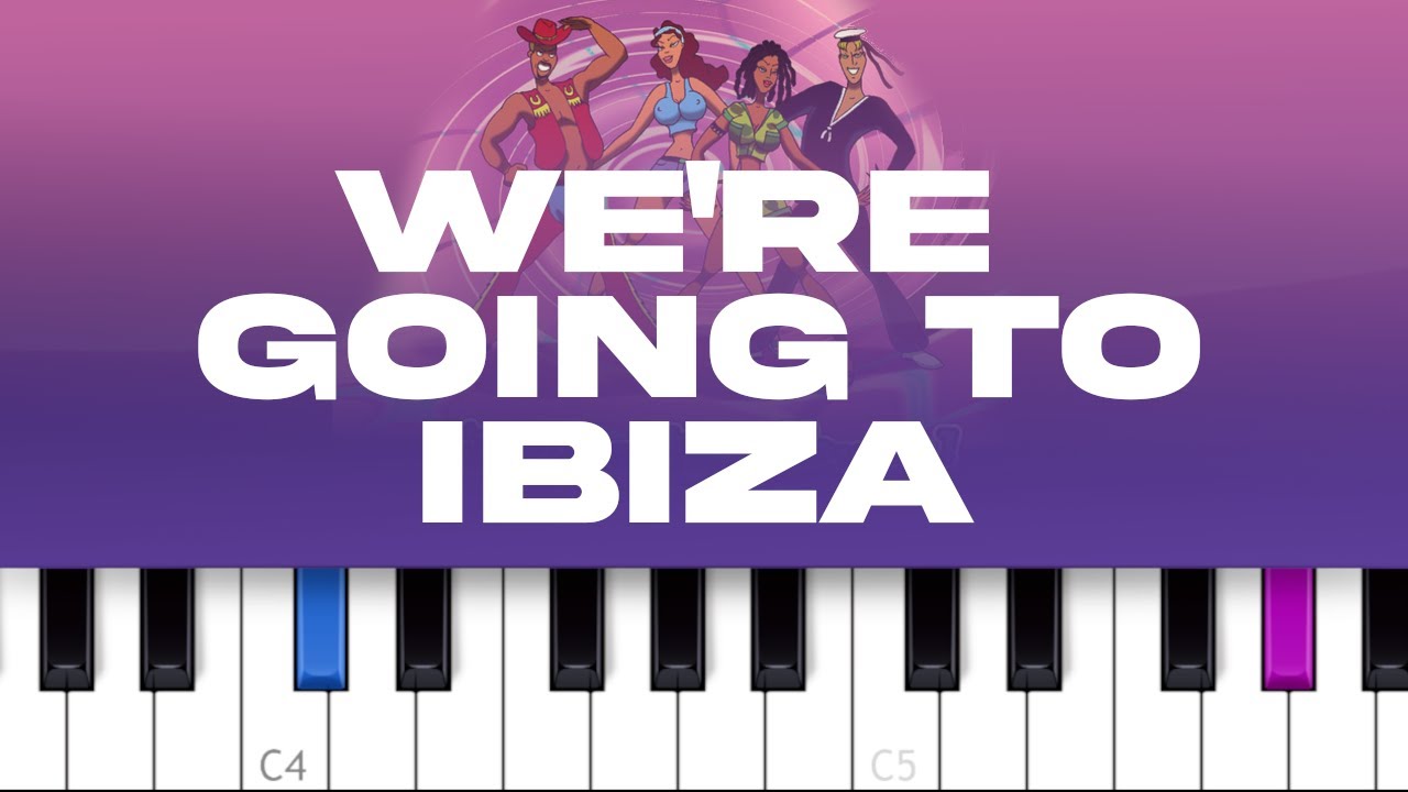 Vengaboys - We're Going to Ibiza (piano tutorial)