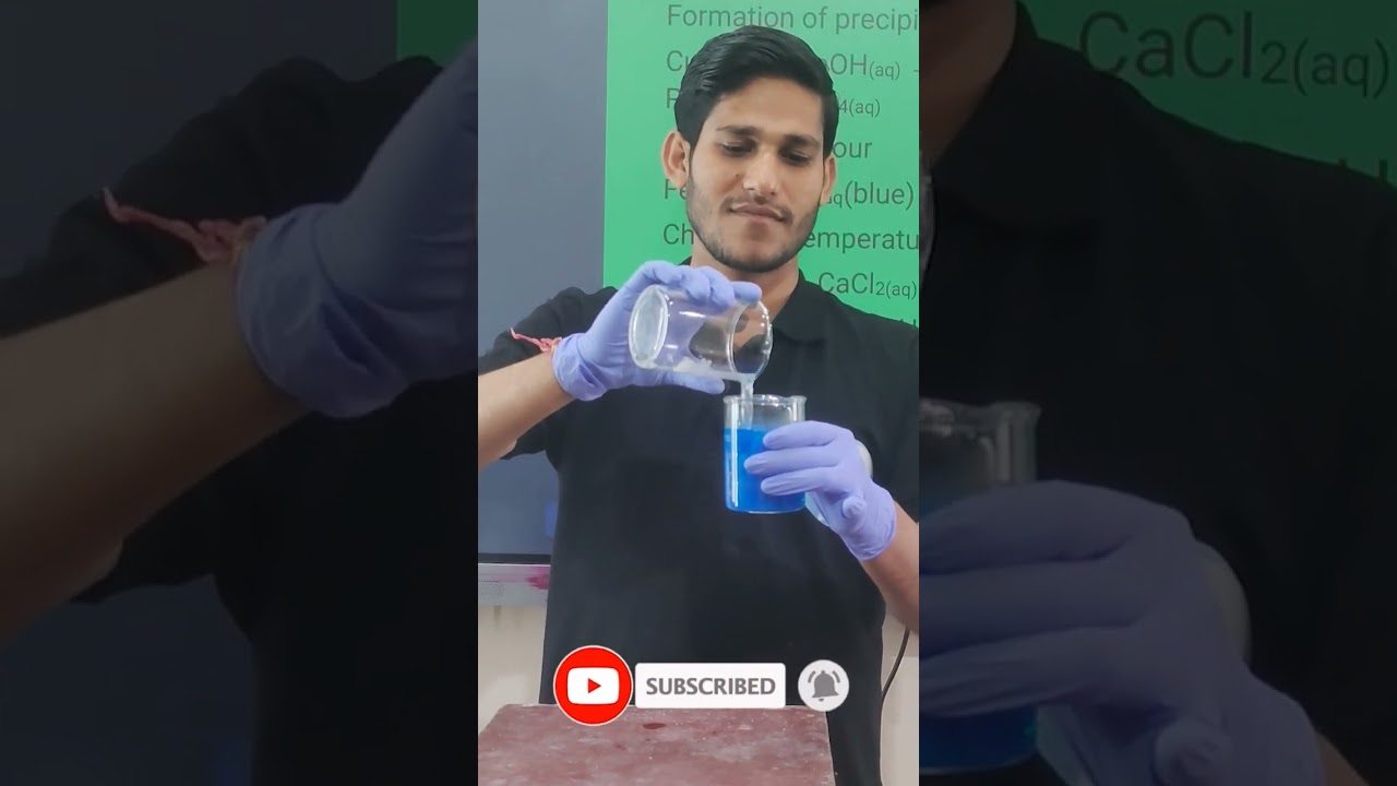 #Formation of precipitate #Reaction of NaOH with CuSO4#Class10 P.p.t formation #short #sciencefacts