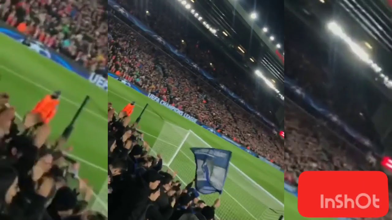Liverpool FC 2 - 0 FC Porto | Amazing FC Porto Fans Amazing Atmosphere at Anfield