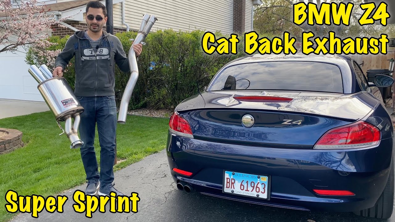 BMW Z4 Cat-Back Exhaust - SuperSprint Sport Muffler