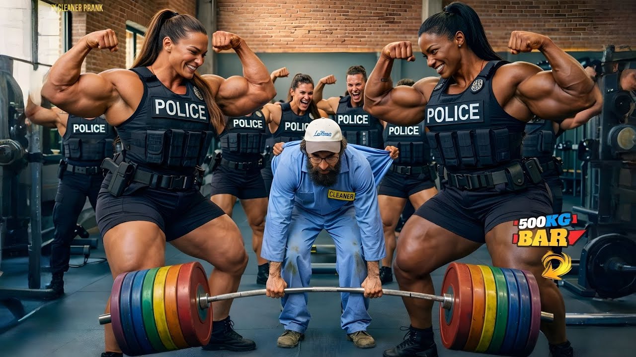 Bodybuilders thought they knew strength… until Anatoly walked in 😱💪🧹