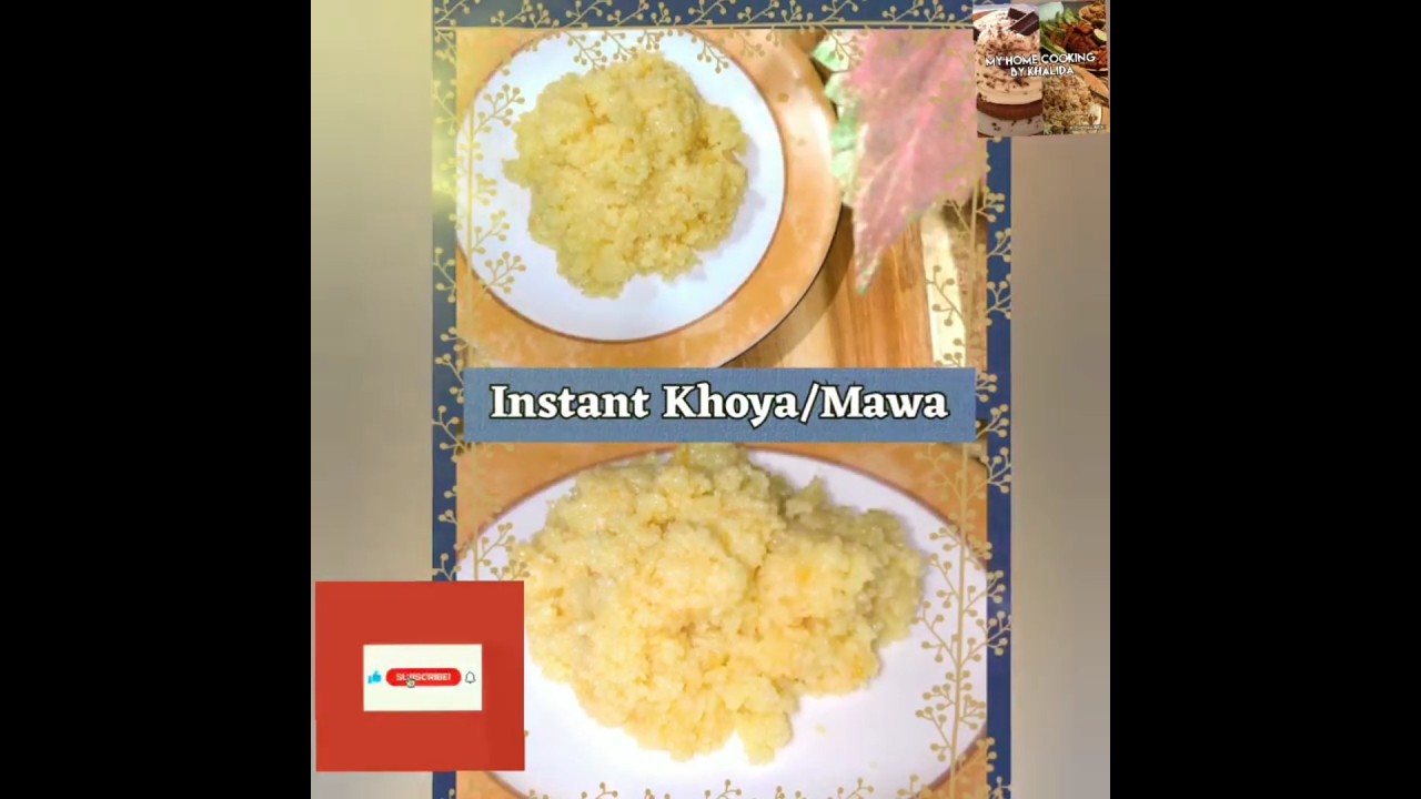 Instant khoya/ Mawa in less than 5 minutes