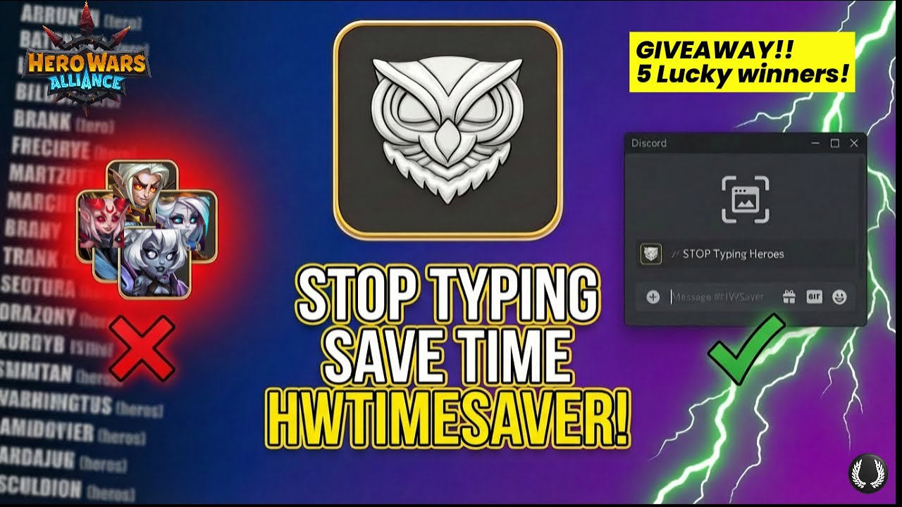 HWTimeSaver: объяснение &ndash; лучший инструмент для Discord-сервера Hero Wars! Альянс Hero Wars!